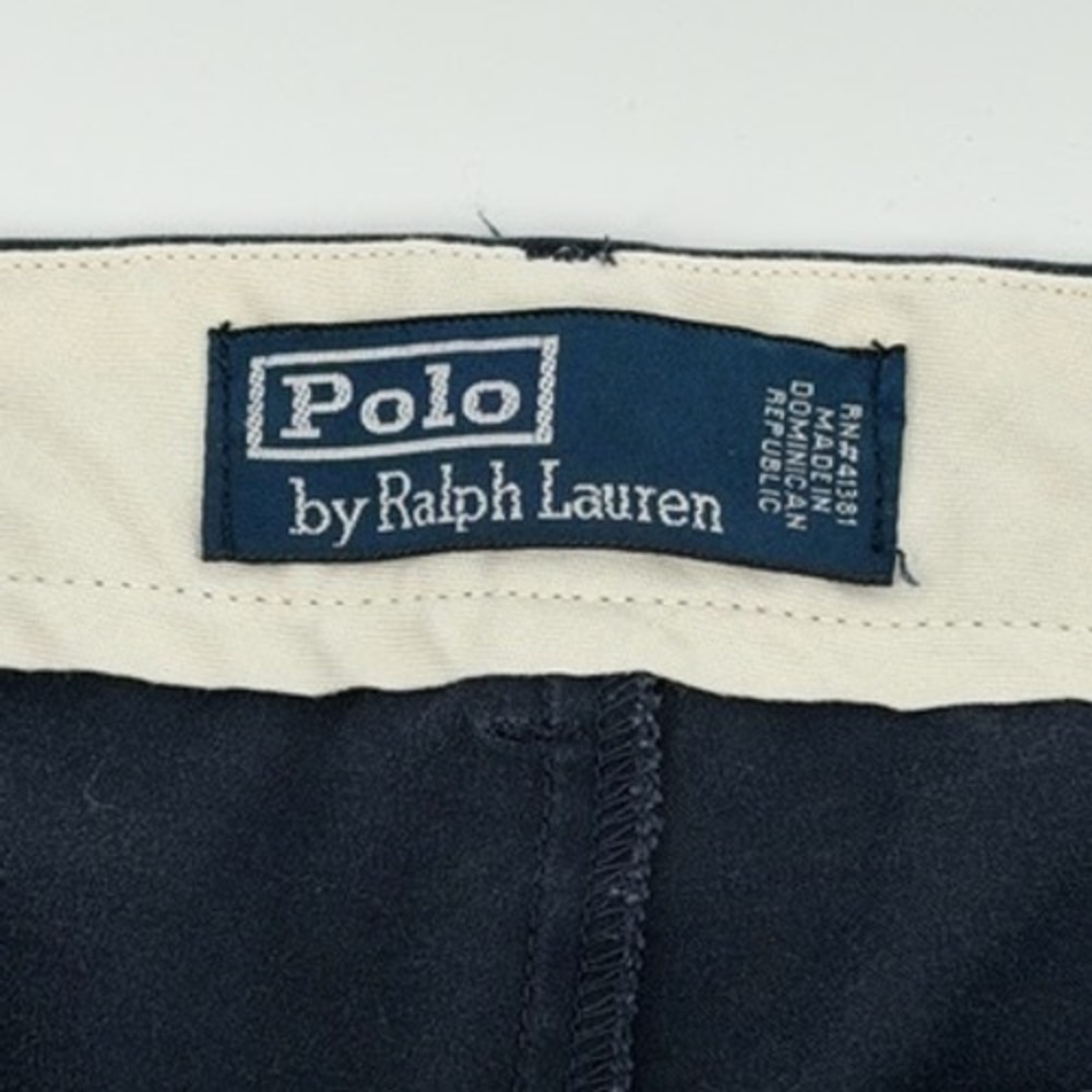 Polo Ralph Lauren Men Navy Chino Pants Size 40x32 Cotton Stretch Classic Fit - Picture 4 of 8